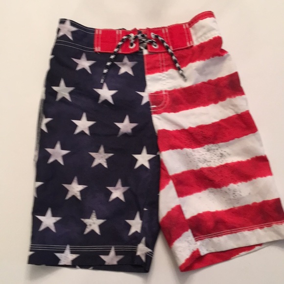 🌸FREE Gift  (5/6) Swim Red White Blue Gymbore Patriotic Labor Day American USA - Picture 4 of 9